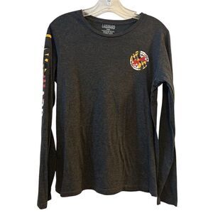 LAX So Hard Women's Long Sleeve Tee Black Size L Casual Top